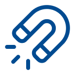 Magnet icon representing attracting qualified buyers