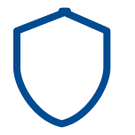 Shield icon representing confidentiality and integrity