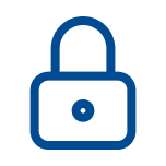Lock icon symbolizing confidentiality and process contro